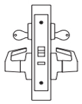 PDQ MR200 Mortise Lock Electrified Institutional Function