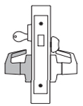 PDQ MR213 Mortise Lock Cylinder and Thumbturn Deadbolt with Dummy Trim