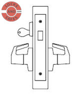 PDQ MR215 Single Cylinder Deadbolt with Dummy Trim J Wide Escutcheon Trim | PDQ MR215 Mortise Locks | Mortice Locks | Durable Mortise Locks