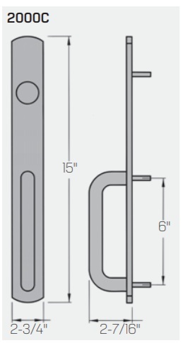 Precision 2000 Exit Trim Dimensions