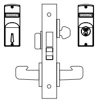 Sargent 8224 Room Door Function
