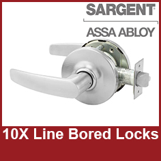 Sargent 10X Line Bored Locks