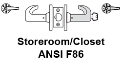 Sargent 10XG04 VSLL Storeroom Closet Function F86 Indicator Lock