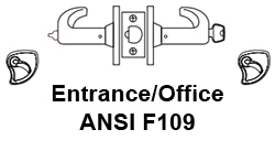 Sargent 10XG05 Entrance/Office Function F109 Sargent 10XG05 Entrance/Office Function F109