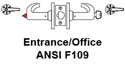 Sargent 10XG05 VSLL Entrance/Office Function F109 Sargent 10XG05 VSLL Entrance/Office Function F109
