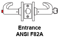 Sargent 10XG24 Entrance Function F82A Sargent 10XG24 Entrance Function F82A
