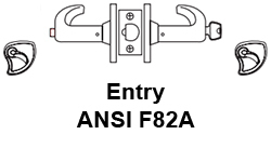 Sargent 10XG24 Entry Function F82A Sargent 10XG24 Entry Function F82A