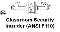 Sargent 10XG38 Classroom Security Intruder Function F110 Sargent 10XG38 Classroom Security Intruder Function F110