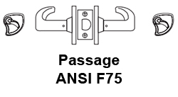 Sargent 10XU15 Passage Function F75 Sargent 10XU15 Passage Function F75