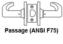 Sargent 10XU15 Passage Function F75