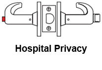 Sargent 10XU68 Hopistal Privacy Function Sargent 10XU68 Hopistal Privacy Function