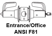 Sargent 11G05 Entrance/Office Function ANSI F81 Sargent 11G05 Entrance/Office Function ANSI F81