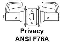 Sargent 11U65 Privacy Function F76A Sargent 11U65 Privacy Function F76A