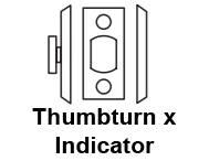 Sargent 468 Thumbturn x Indicator Function
