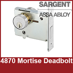 Sargent 4870 Mortise Deadbolt Category