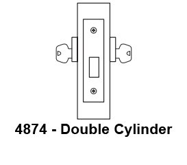 Sargent 4874 Double Cylinder Mortise Deadbolt Sargent 4874 Double Cylinder Mortise Deadbolt