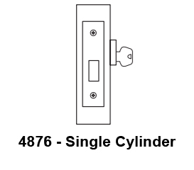 Sargent 4876 Single Cylinder Function