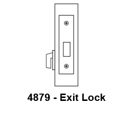 Sargent 4879 Exit Lock Function