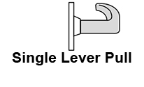 Sargent 65U93 Single Lever Pull Function