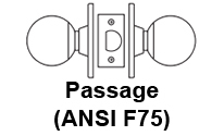 Sargent 6U15 Passage Function F75