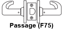Sargent 7U15 Passage Function F75 Sargent 7U15 Passage Function F75