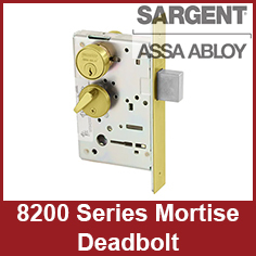 Sargent 8200 Series Mortise Deadbolts