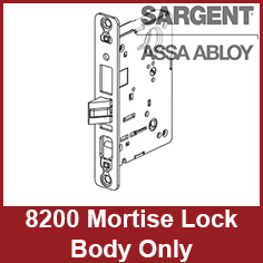 Sargent 8200 Mortise Lock Body Only