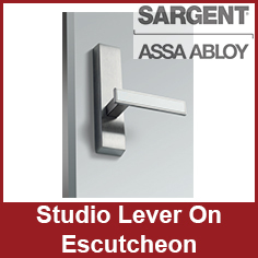 Sargent 8200 Studio Lever On Escutcheon Mortise Lock