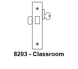 Sargent 8203 Classroom Mortise Deadbolt
