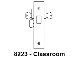 Sargent 8223 Classroom Mortise Deadbolt
