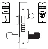 Sargent 8250 Hotel Guest Lock Function
