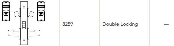 Sargent 8259 School Security Function