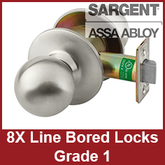 Sargent 8X Line Grade 1 Bored Lock