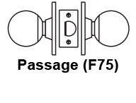 Sargent 8XU15 Passage Function F75 Sargent 8XU15 Passage Function F75