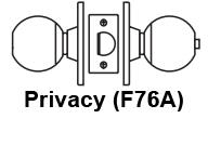 Sargent 8XU65 Privacy Function F76A Sargent 8XU65 Privacy Function F76A