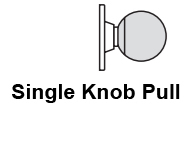 Sargent 8XU93 Single Knob Pull Function