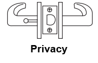 Sargent DLU65 Privacy Function