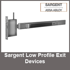 Low Profile Exit Devices