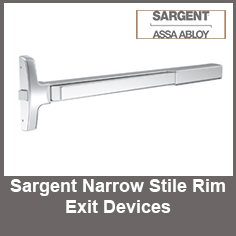 Sargent Narrow Stile Rim Exit Devices