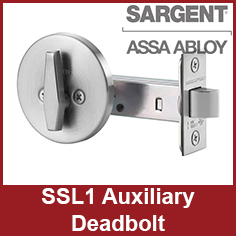 Sargent SSL1 Auxiliary Deadbolts