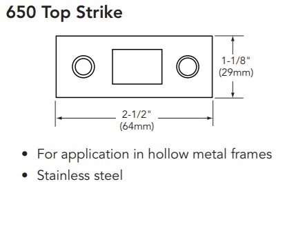 Sargent Strikes For NB-WD8610 CVR Exit Device