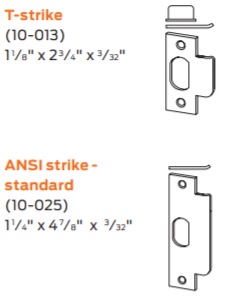 Available Strikes for Schlage ND 85 Series Locks
