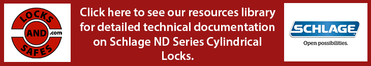 View Schlage ND Series Cylindrical Locks Manuals