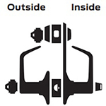 Schlage S251 Entrance Double Locking Function
