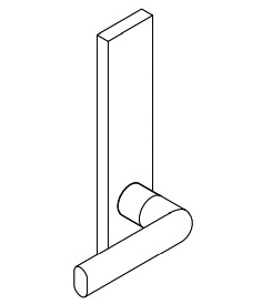 Schlage Standard Lever On Escutcheon