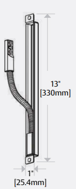 Securitron SEPT Power Transfer Dimensions