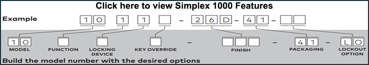 Click here to view Simplex 1000 Series Features