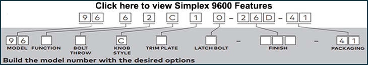 Click here to view Simplex 9600 Features