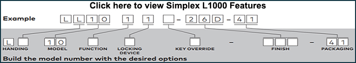 Click here to view Simplex L1000 Features