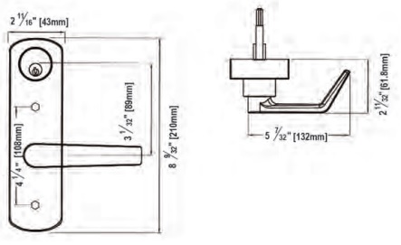 Townsteel ED8900NE Dimensions